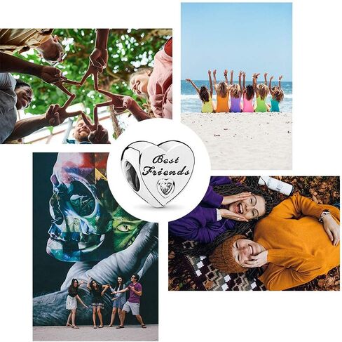 Biggold 925 فضة خرز سحرية للعائلة إلى الأبد للأخت/الحفيدة/الأب/الابنة/أنت محبوب جدًا/أفضل صديق BFF/شكرًا لك/أنا أحبك/أساور DIY خرز مجوهرات لها/له in Kuwait