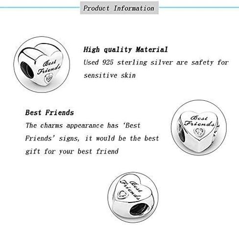 Biggold 925 فضة خرز سحرية للعائلة إلى الأبد للأخت/الحفيدة/الأب/الابنة/أنت محبوب جدًا/أفضل صديق BFF/شكرًا لك/أنا أحبك/أساور DIY خرز مجوهرات لها/له in Kuwait