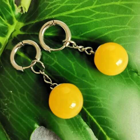 Anime Cartoon Resin Vegetto Potara Ball Black Son Goku Zamasu Cos Earrings Ear Clip Cuff For Man in Kuwait