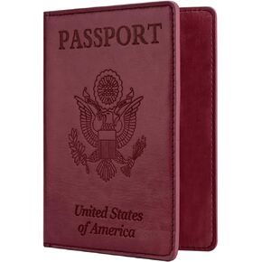 Passport and Vaccine Card Holder Combo Perfect Travel Accessories, PU Leather Passport Holder with Vaccine Card Slot Passport Case Cover Protector in Saudi Arabia