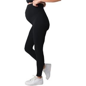 Vitality Cloud II Women's Maternity Pants - Comfortable Over-Bump Stretch Leggings for Work and Essential Maternity Clothes