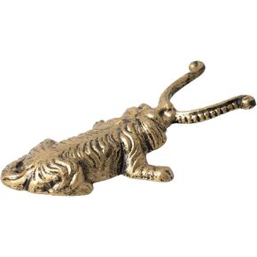 رافعة احذية على شكل كلب من تيككاسي، اداة سحب احذية كلاسيكية من الحديد المصبوب لاحذية كاوبوي بتصميم فريد من نوعه، اداة سحب احذية كاوبوي لازالة الاحذية - 5.1 انش عرض × 10 انش طول، ذهبي، 10 انش in Kuwait