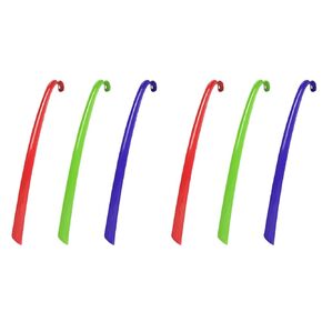 Beaupretty 6Pcs Plastic Shoe Horn Long Handled Shoehorn Portable Shoe Horn Lifter Shoe Horn for Women