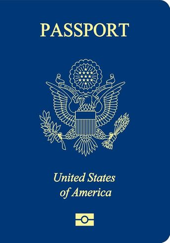 Clear Transparent Frosted Passport Cover Holder Case Organizer ID Card Travel Protector (2 PCS) in Kuwait