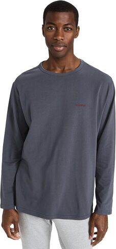 Calvin Klein Underwear Men's Modern Cotton Lounge Long Sleeve Crew Neck Top in Saudi Arabia
