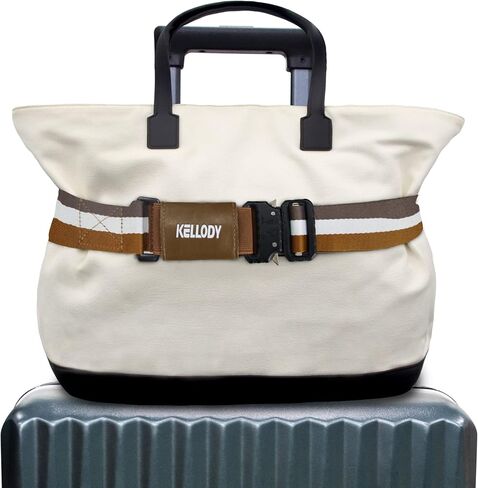 حزام سفر للأمتعة - أحزمة أمتعة لحقائب السفر، أنيقة وقابلة للتعديل، أضف حزام أمتعة للحمل على الحقيبة، حزام سفر للأمتعة فوق المقبض وإكسسوارات السفر في المطار للنساء والرجال in Kuwait