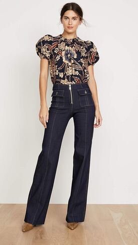Cinq à Sept Women's Long Azure Pant in Saudi Arabia