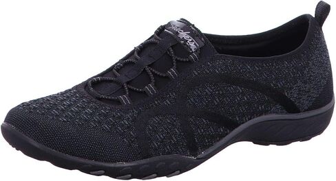 Skechers Women's Breathe Easy Fortune Knit | Modern Comfort Casual, Relaxed Fit, Air-Cooled Memory Foam, Machine Washable, Bungee Slip-On in Saudi Arabia