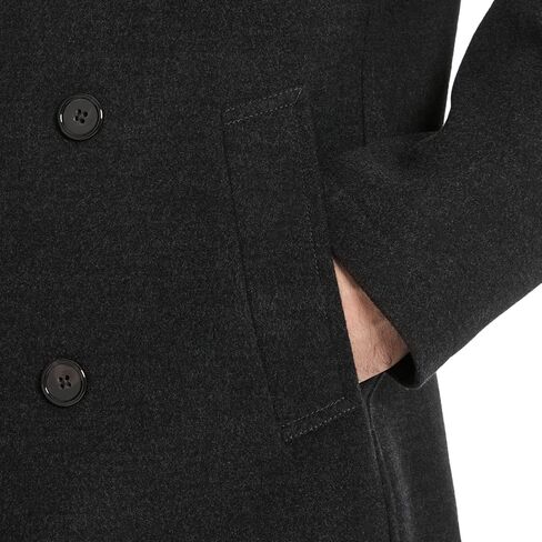 Ben Sherman Men's Boris Classic Double Breasted Peacoat Jacket in Saudi Arabia