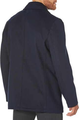 Ben Sherman Men's Boris Classic Double Breasted Peacoat Jacket in Saudi Arabia