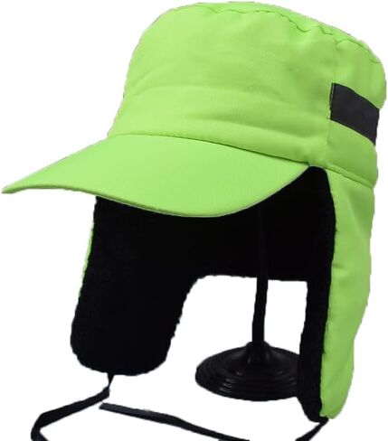Beisto Hi Vis Reflective Winter Hat Night Safety Hat Warm Trapper Hat Russian Hat with Earflap Outdoor Skiing Ushanka Hat in Saudi Arabia