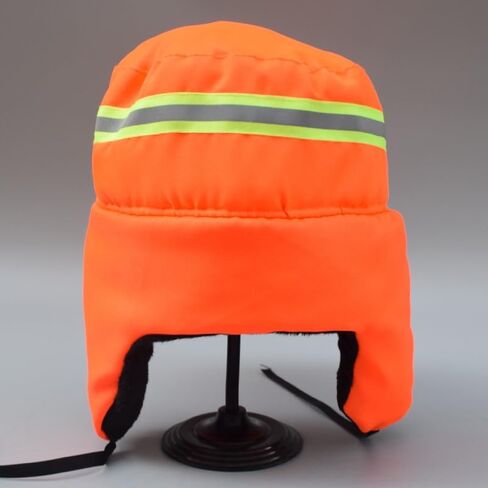 Beisto Hi Vis Reflective Winter Hat Night Safety Hat Warm Trapper Hat Russian Hat with Earflap Outdoor Skiing Ushanka Hat in Saudi Arabia