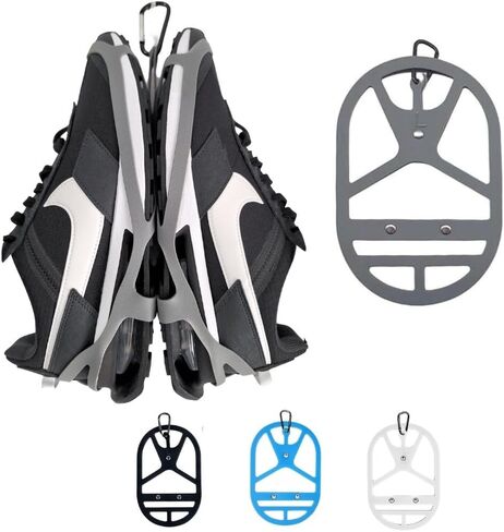 Shoe Holster For Backpack with Clip Hanger. Footwear Holster Holder with Clip for Sneakers, Cleats, Bowling, Soccer, Basket, Football. For Travel, Outdoors, Sports & Space Saving. in Saudi Arabia