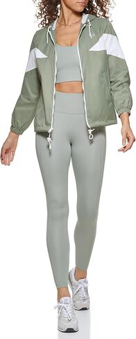 Levi's Women's Nylon Color Block Windbreaker, Sea Green, Medium in Saudi Arabia