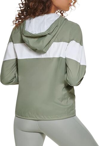 Levi's Women's Nylon Color Block Windbreaker, Sea Green, Medium in Saudi Arabia