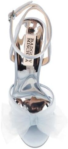 Badgley Mischka Women's Sophie Platform Sandal with Tulle Flower Heeled in Saudi Arabia