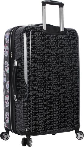 مجموعة أمتعة Betsey Johnson مقاس 26 بوصة - حقيبة صلبة قابلة للتوسيع (ABS + PC) - حقيبة خفيفة الوزن مصممة مع عجلات دوارة 8 دوارة (Flamingo Strut) in Kuwait