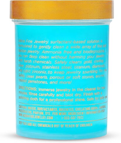 Complete Jewelry Cleaning Solutions for Fine and Fashion Jewelry | Gentle Jar, Gentle Kit, and Polishing Cloths | Gold, Silver, Platinum | Earrings, Rings, Necklaces | Made in USA in Saudi Arabia