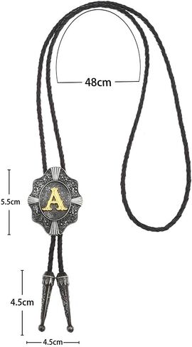 KDG ألفبائي حرف غربي بولو سلسلة التعادل الحروف الأولية A-Z بولو التعادل خلفية ذهبية للرجال والنساء ربطة العنق in Kuwait