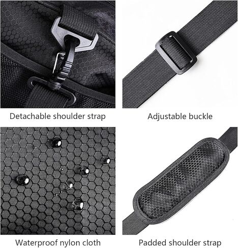 شنطة رياضية للسفر وصالة الالعاب الرياضية مع جيب للاحذية وجيب تخزين جاف، شنطة دفل متينة ومقاومة للماء مع جيب داخلي وحزام كتف قابل للتعديل للنساء والرجال، نمط ايه من يونجوا in Kuwait