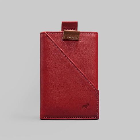 The Frenchie Co. Speed Card Holder | Mocha | The Original Speed Card Holder for Men and Women with RFID Blocking and Super Fast Card Access | Calfskin Leather Ultra Slim in Saudi Arabia