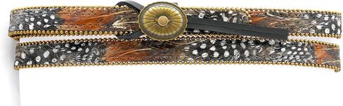 2010-Natural Feather Hatband -Brown/White- in Saudi Arabia