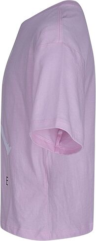 تي شيرت Jordan Girl's Jumpman من Nike (الأطفال الصغار/الأطفال الكبار) رغوة وردية MD (8-10 طفل كبير) in Kuwait