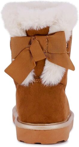 London Fog Girls Toddler Derby Street Fashion Boot Fur Lined Warm Winter Boots in Kuwait