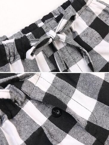 OCHENTA Mens Plaid Fannel Pajama Bottoms Lounge PJ Pants Soft Sleepwear in Saudi Arabia