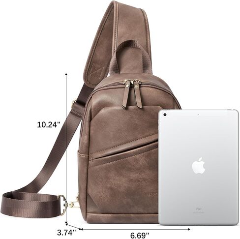 WESTBRONCO Small Sling Bag for Women Nylon Crossbody Sling Backpck Lightweight for Travel Casual Daily in Saudi Arabia