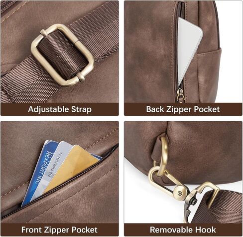 WESTBRONCO Small Sling Bag for Women Nylon Crossbody Sling Backpck Lightweight for Travel Casual Daily in Saudi Arabia