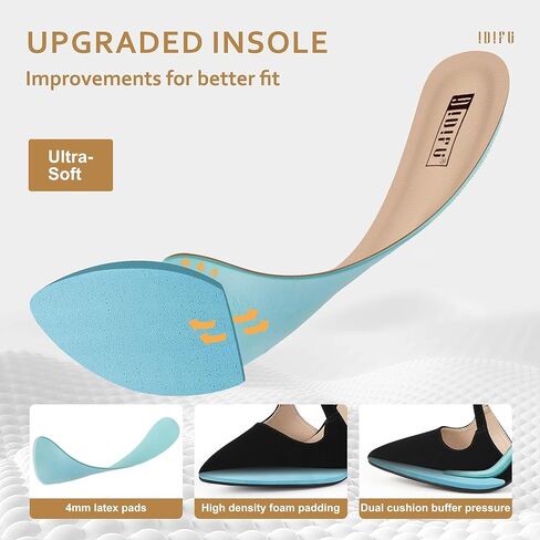 IDIFU Women's IN4 Chunky High Heels Pumps Closed Toe Block Strappy Heels Pointed Toe Dress Shoes for Women Prom Wedding Party Office Work Formal in Kuwait