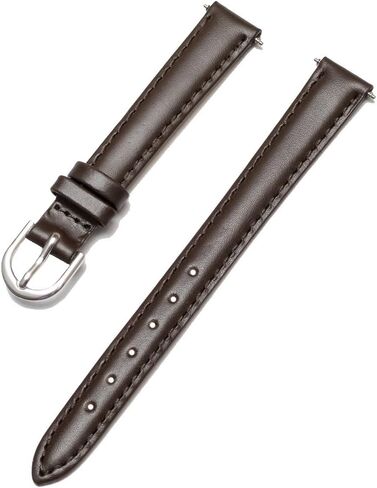 Timex Women's Q7B837 Padded Calfskin 12mm Brown Replacement Watchband in Kuwait