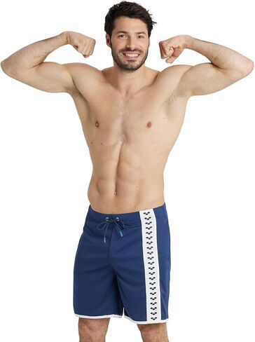 Arena Men's Standard Icons Bermuda Logo Swim Trunk Beach Shorts in Kuwait