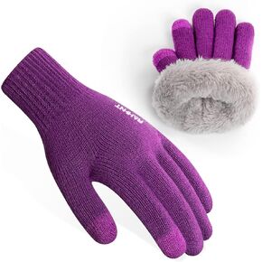 Kids Winter Gloves for Boys Girls Children Toddler Thermal Wool Knit Gloves with Insulated Fleece Lining Keep Hand Warm Gift in Kuwait