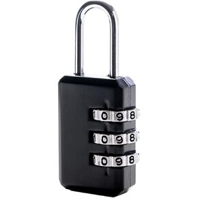 3 Digit Luggage Locks,Digit Combination Luggage Locks for Luggage Backpack(Black) in Kuwait