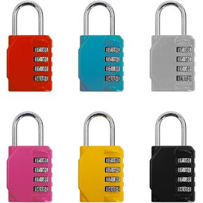 6 قطع قفل الأمتعة قفل مجمع قفل جمركي بسحاب حقيبة تروللي لصالة الألعاب الرياضية قفل حقيبة السفر حقيبة السكك الحديدية عالية السرعة قفل الأمتعة للطيران الأوروبي in Kuwait