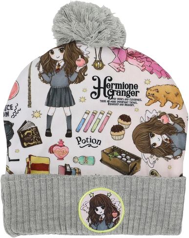 Harry Potter Chibi Hermione Granger Youth Fleece Beanie and Gloves Set in Saudi Arabia