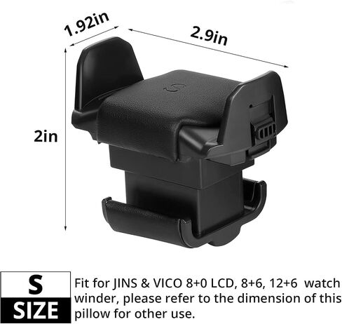 JINS&VICO Retractable Watch Pillows Watch Winder S/M/L Size 2 Pack in Saudi Arabia