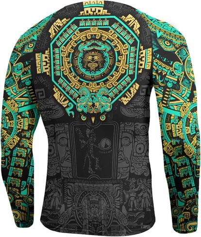 PERSONALFURY - قمصان ضغط للرجال، قمصان Jiu Jitsu Rash Guard للرجال بأكمام طويلة، قمصان رجالية للحماية من الطفح الجلدي خفيفة الوزن in Kuwait