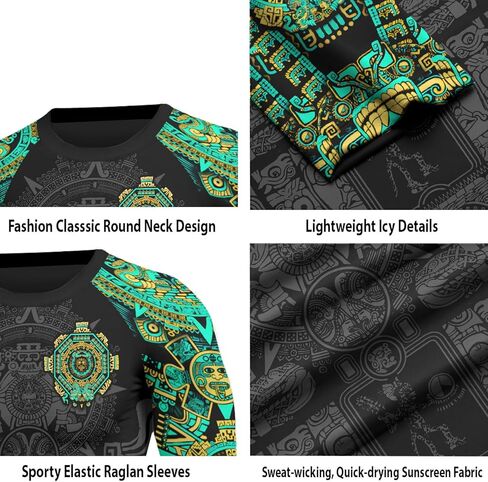 PERSONALFURY - قمصان ضغط للرجال، قمصان Jiu Jitsu Rash Guard للرجال بأكمام طويلة، قمصان رجالية للحماية من الطفح الجلدي خفيفة الوزن in Kuwait