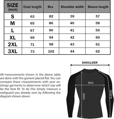 PERSONALFURY - قمصان ضغط للرجال، قمصان Jiu Jitsu Rash Guard للرجال بأكمام طويلة، قمصان رجالية للحماية من الطفح الجلدي خفيفة الوزن in Kuwait