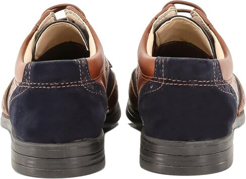 Boys Suede Patent Dress Shoes Lace Up Brogue Formal Wedding Footwear in Saudi Arabia