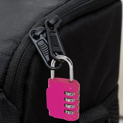 6 قطع قفل الأمتعة قفل مجمع قفل جمركي بسحاب حقيبة تروللي لصالة الألعاب الرياضية قفل حقيبة السفر حقيبة السكك الحديدية عالية السرعة قفل الأمتعة للطيران الأوروبي in Kuwait