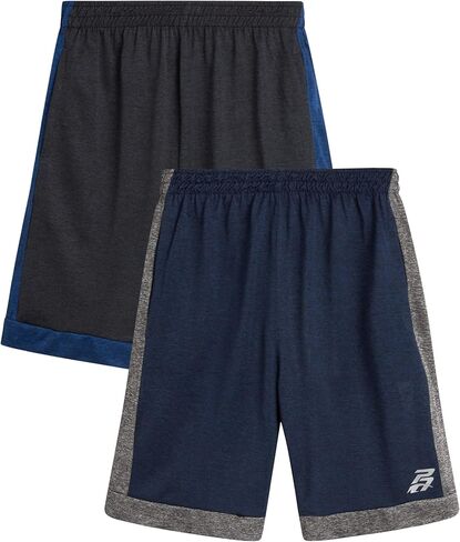 شورت رياضي للأولاد من Pro Athlete - شورت كرة السلة Active Performance (عبوتان) in Kuwait