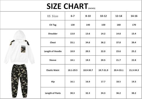 LOLANTA Camo Clothes for Boys Long Sleeve Hoodie and Pants Sets Kids 2 Piece Fall Outfits Sweatsuits in Saudi Arabia