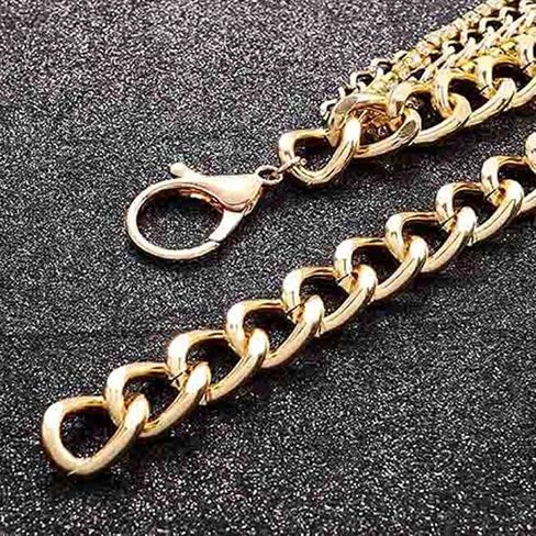 Reetan Boho Crystal Body Chains Layered Waist Chain Rave Belly Chain Party Nightclub Body Jewelry Accessories for Women and Girls in Kuwait