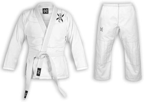 Kids Jiu Jitsu Gi for Childs Brazilian Lightweight Suit BJJ with Free Belt & Adjustable Sizes in Saudi Arabia