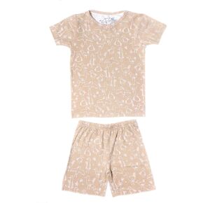 Copper Pearl 2 Piece Short Sleeve Pajamas Super Grover
