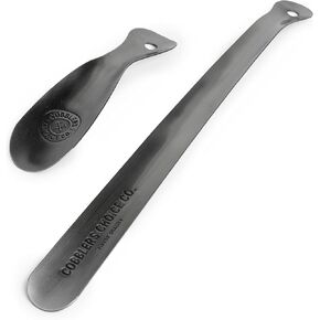 مجموعة لبيسة الأحذية المعدنية من Cobbler's Choice - جودة ممتازة - لبيسة حذاء مقاس 8 بوصات و16 بوصة - مصممة لتوفير الراحة ومصممة من أجل المتانة! (بيوتر) in Kuwait